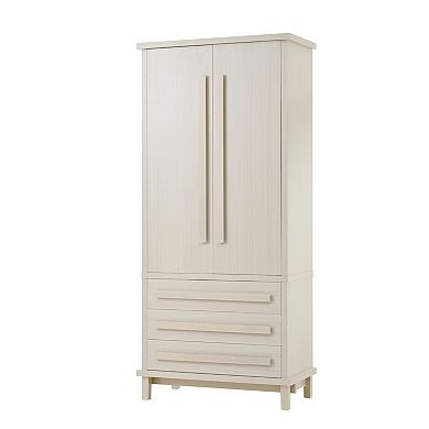 Trikiousd 70" Kitchen Pantry Storage Cabinet with 6 Door Shelves and 3 Drawers
