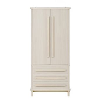 Trikiousd 70" Kitchen Pantry Storage Cabinet with 6 Door Shelves and 3 Drawers
