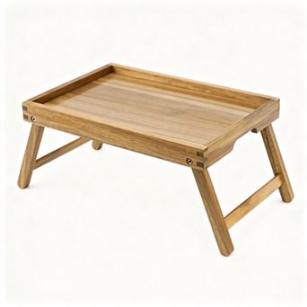 Acacia Wood Foldable Bed Tray
