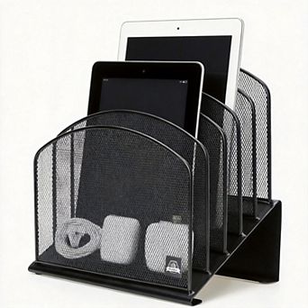 Tilted Vertical Metal File Organizer