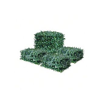 10 pc Artificial Wall Panels 20 in Grass Wall Panels w/20 Zip Tiles Greenery Backdrop Privacy