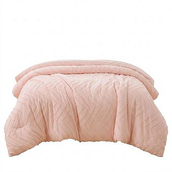 Twin Comforter Set Boho Tufted Lightweight Farmhouse Bedding 2 pc