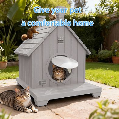 Cat House Condo Multi Style Pet Furniture Comfortable Hideaway for Indoor Cats