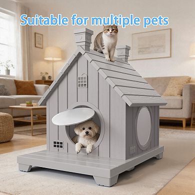 Cat House Condo Multi Style Pet Furniture Comfortable Hideaway for Indoor Cats