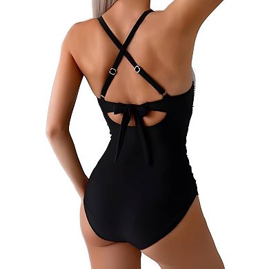 Modern V Neck Swimwear