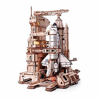 3D Puzzle Space Shuttle 446 pc DIY Gears Move