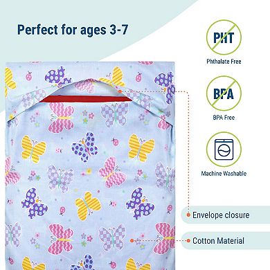 Butterfly Garden Blue Original Rest Mat Cover