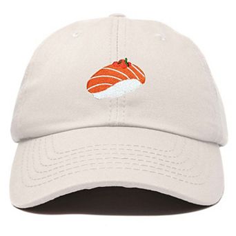 Dalix Salmon Sushi Embroidered Dad Cap