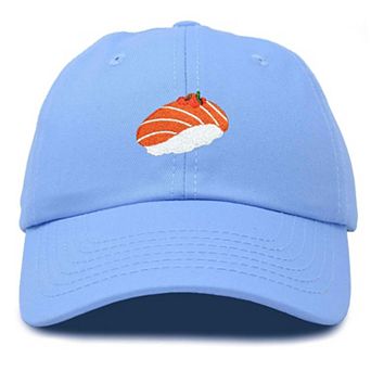 Dalix Salmon Sushi Embroidered Dad Cap
