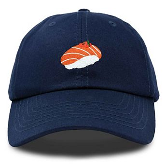 Dalix Salmon Sushi Embroidered Dad Cap