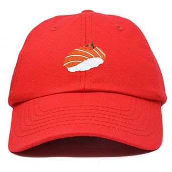 Dalix Salmon Sushi Embroidered Dad Cap