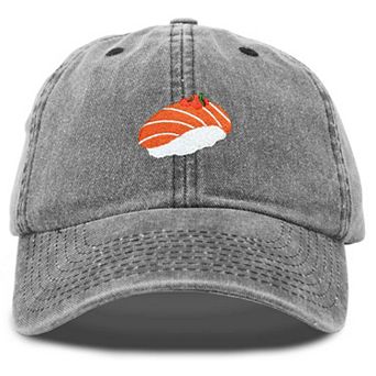 Dalix Salmon Sushi Embroidered Dad Cap