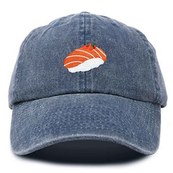 Dalix Salmon Sushi Embroidered Dad Cap