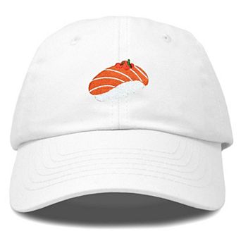 Dalix Salmon Sushi Embroidered Dad Cap