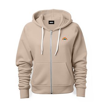 Dalix Rainbow Zip Hoodie