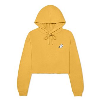 Dalix Ghost Cropped Hoodie