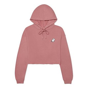 Dalix Ghost Cropped Hoodie