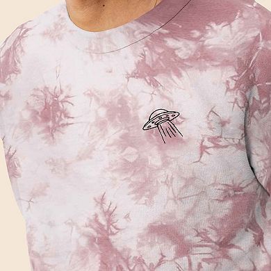 Dalix UFO Tie Dye Crewneck Sweatshirt