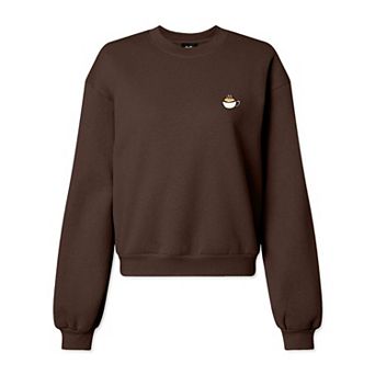 Dalix Cappuccino Relaxed Sweatshirt