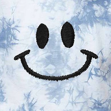 Dalix Smile Face Tie Dye Crewneck Sweatshirt