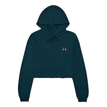 Dalix Butterfly Cropped Hoodie
