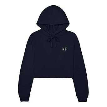 Dalix Butterfly Cropped Hoodie