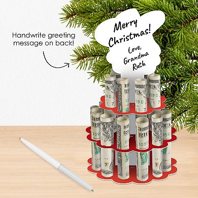 Christmas Cowboy - DIY Western Santa Party Money Holder Gift - Cash Cake