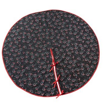 Discover Europe - Made in Spain Floral Christmas Tree Skirt