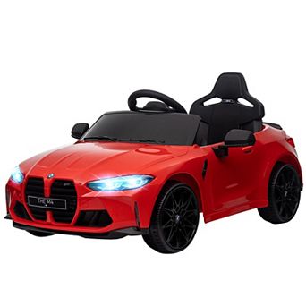 12V Kids Ride On Sports Car with Parent Remote, 3 Speeds, LED Lights and Music