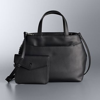 Simply Vera Vera Wang Zoe Chain Pocket Mini Tote Crossbody Bag