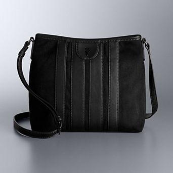 Simply Vera Vera Wang Ivy Paneled Crossbody Bag