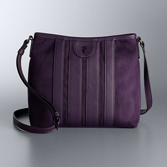 Simply Vera Vera Wang Ivy Paneled Crossbody Bag