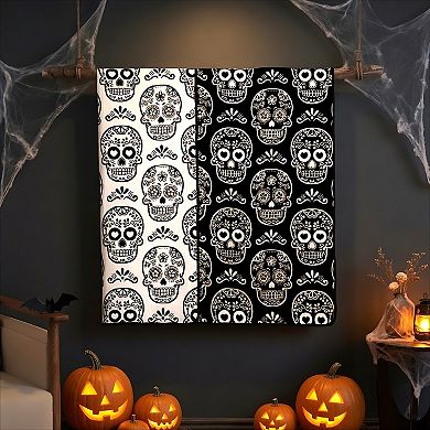 Greenland Home Fashions Sugar Skull Throw Blanket