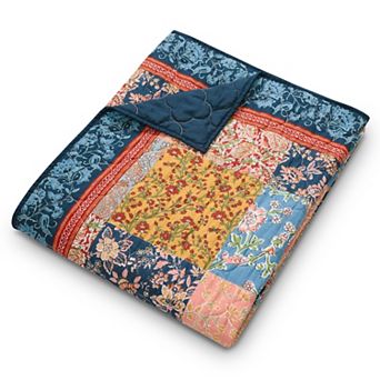 Greenland Home Fashions Tangier Patchwork Throw Blanket