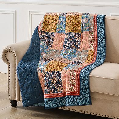 Greenland Home Fashions Tangier Patchwork Throw Blanket