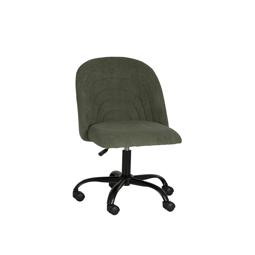 Linon Skyla Swivel Office Chair with Adjustable Height