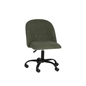 Linon Skyla Swivel Office Chair with Adjustable Height