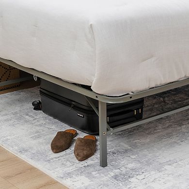 Linon Franson Metal Folding Platform Bed Frame