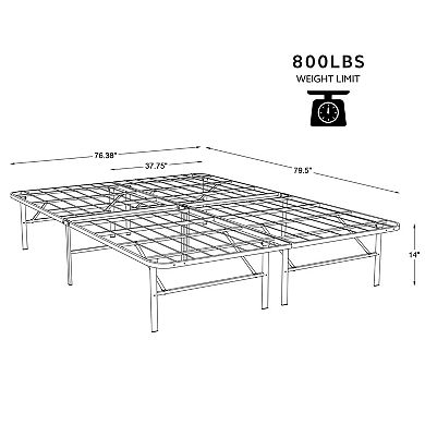 Linon Franson Metal Folding Platform Bed Frame