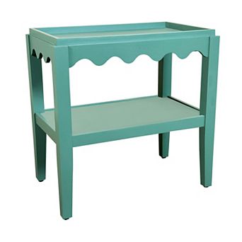 Carolina Chair & Table Scallop Transitional End Table