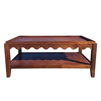 Carolina Chair & Table Transitional Scallop Coffee Table