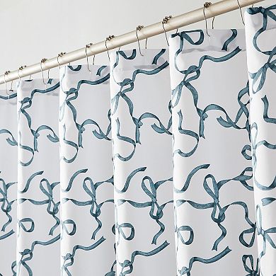 Truly Soft Printed Bow Shower Curtain