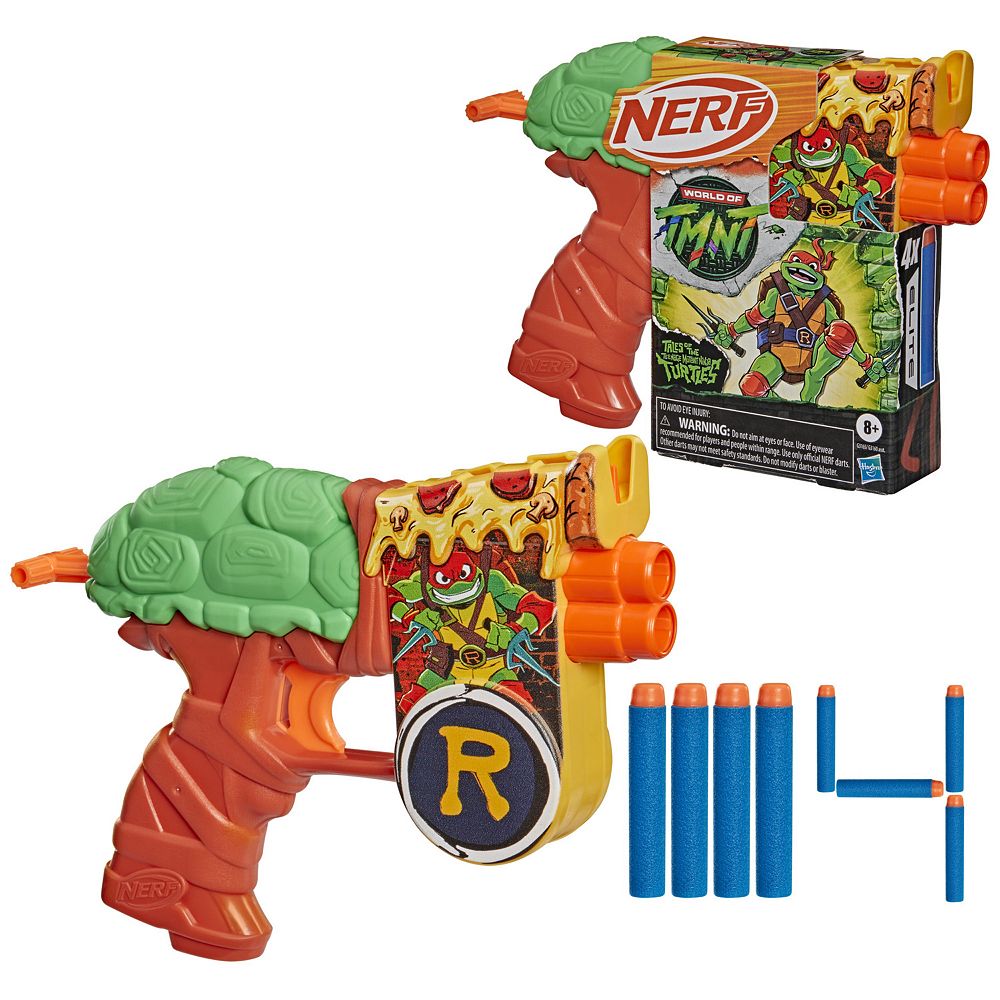 x shot トイザらスオリジナル　マガジン四つ Nerf Teenage Mutant Ninja Turtles Blaster Assortment 4-Pack