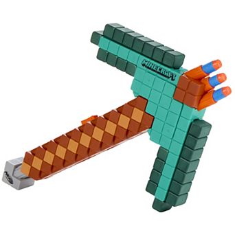Nerf Minecraft Diamond Pickaxe 3-Dart Blasting Toy