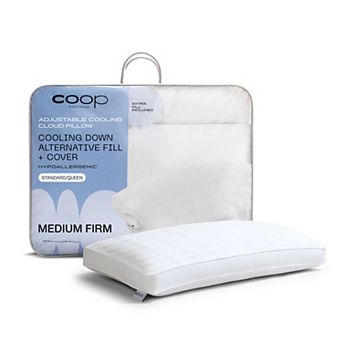COOP Sleep Hypoallergenic Alternative Fill Adjustable Cooling Cloud Pillow