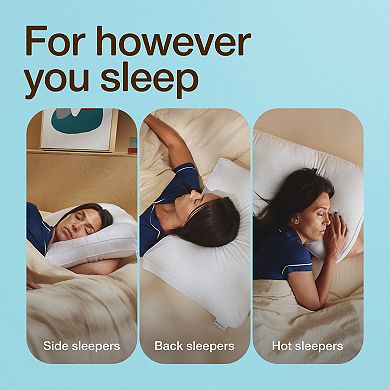 COOP Sleep Hypoallergenic Alternative Fill Adjustable Cooling Cloud Pillow