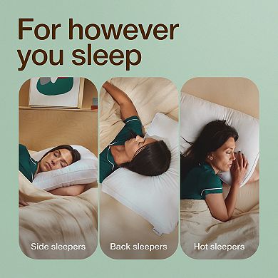 COOP Sleep Down Alternative Fill Medium Firm Adjustable Cloud Pillow