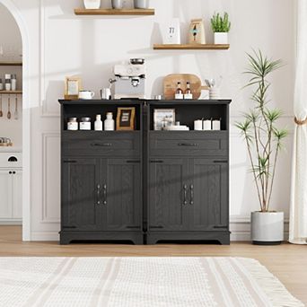 Bathroom Storage Cabinet Set of 2