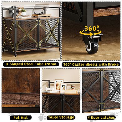 41" Heavy Duty Dog Crate Furniture