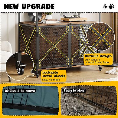 41" Heavy Duty Dog Crate Furniture